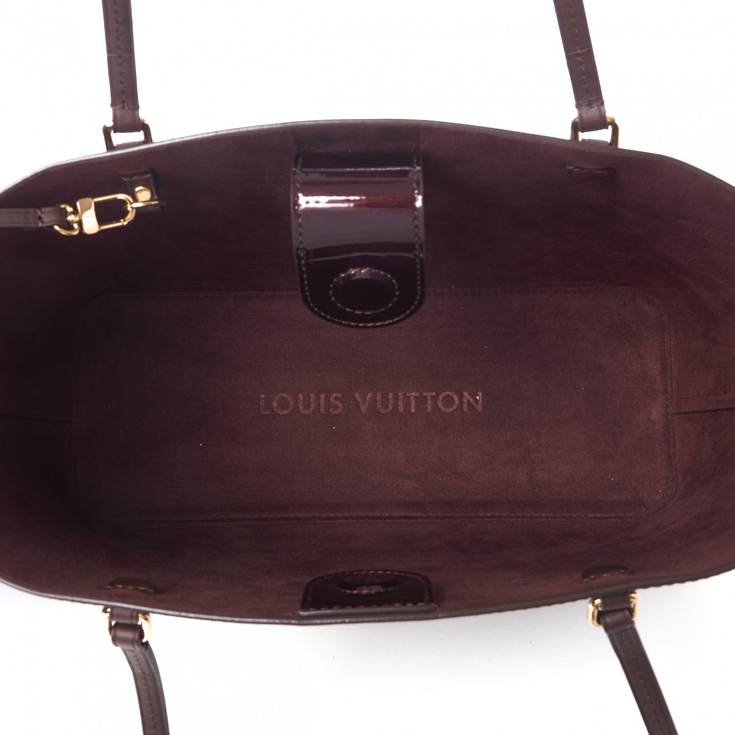 Louis Vuitton Vernis Long Beach MM Amarante 6 of 7