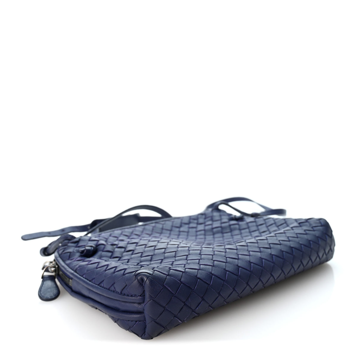 Nappa Intrecciato Nodini Crossbody Messenger Atlantic