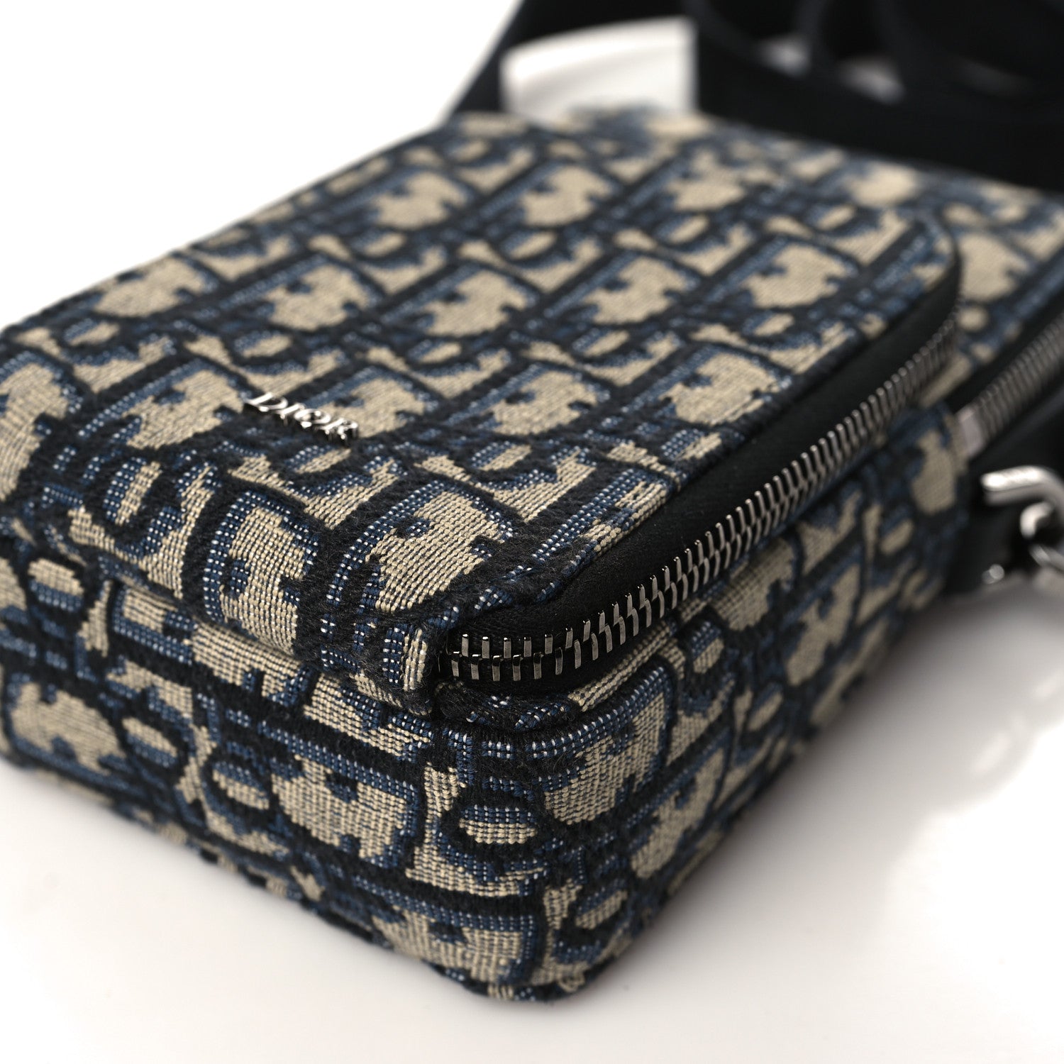 Christian Dior Oblique Micro Rider Pouch Blue 8 of 8