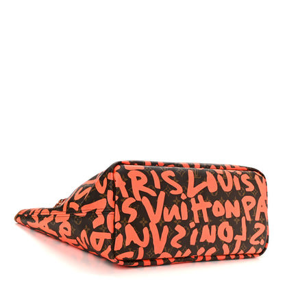 Louis Vuitton Monogram Graffiti Neverfull GM Orange 3 of 12