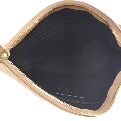 Saint Laurent Calfskin Matelasse Chevron Monogram A5 Wristlet Cork 5 of 7