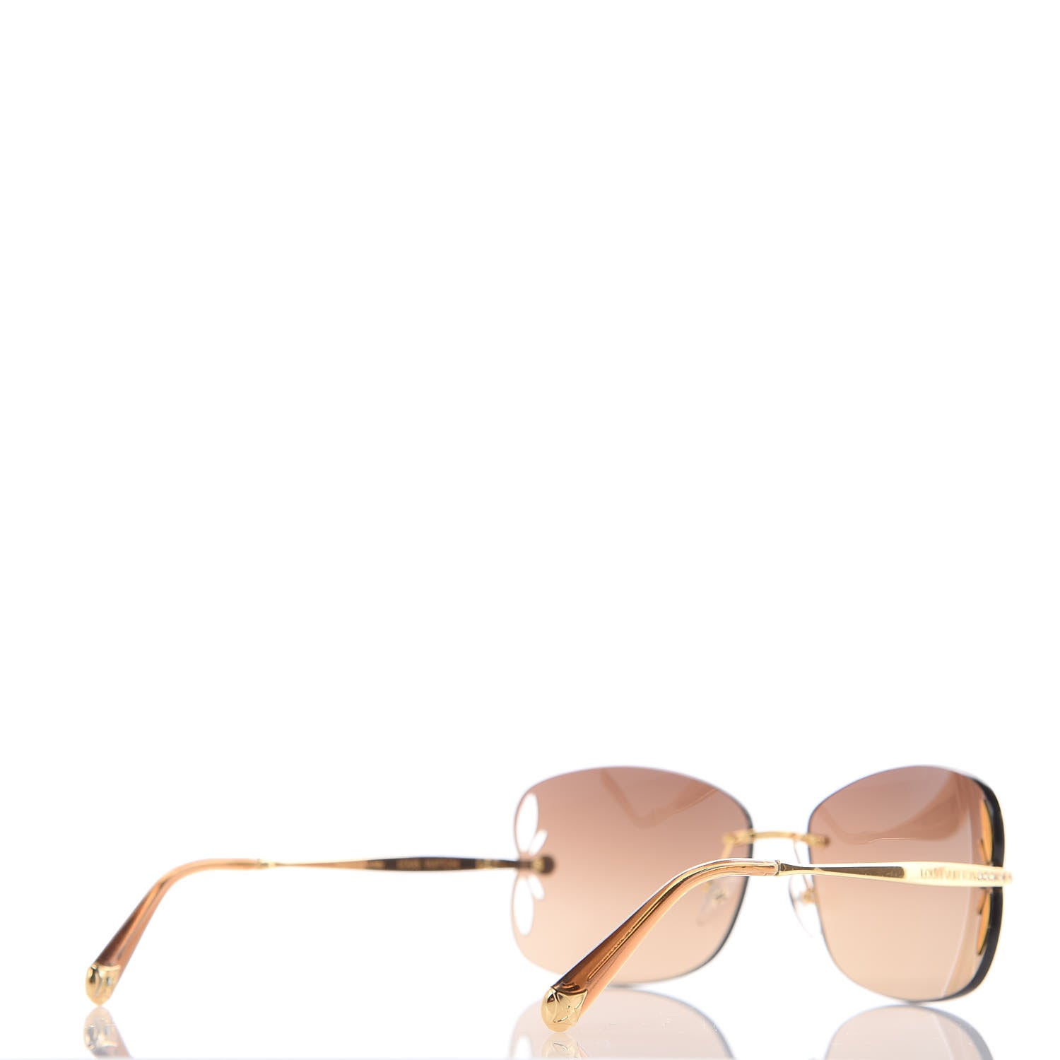 Louis Vuitton Lily Strass Sunglasses Z0640U Light Umber 4 of 7