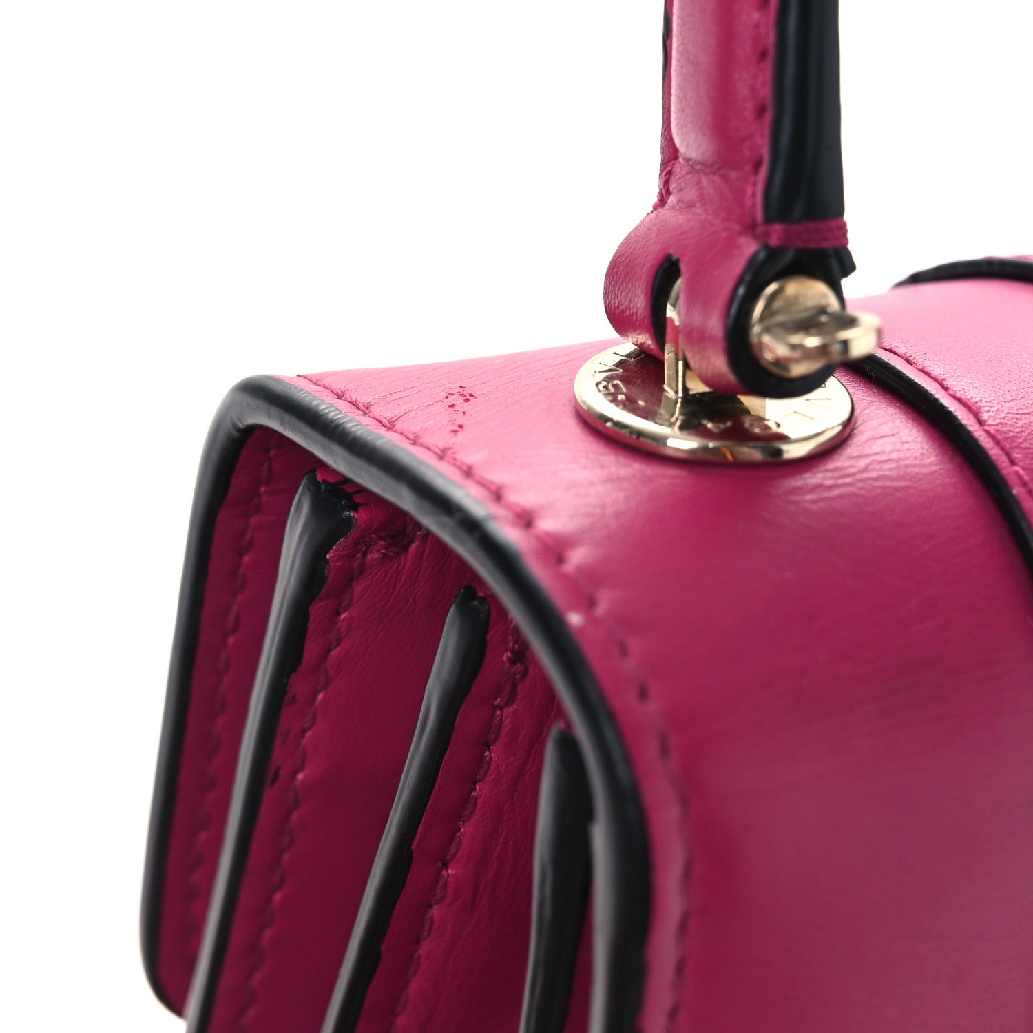 Bulgari Calfskin Serpenti Forever Top Handle Pink 14 of 14