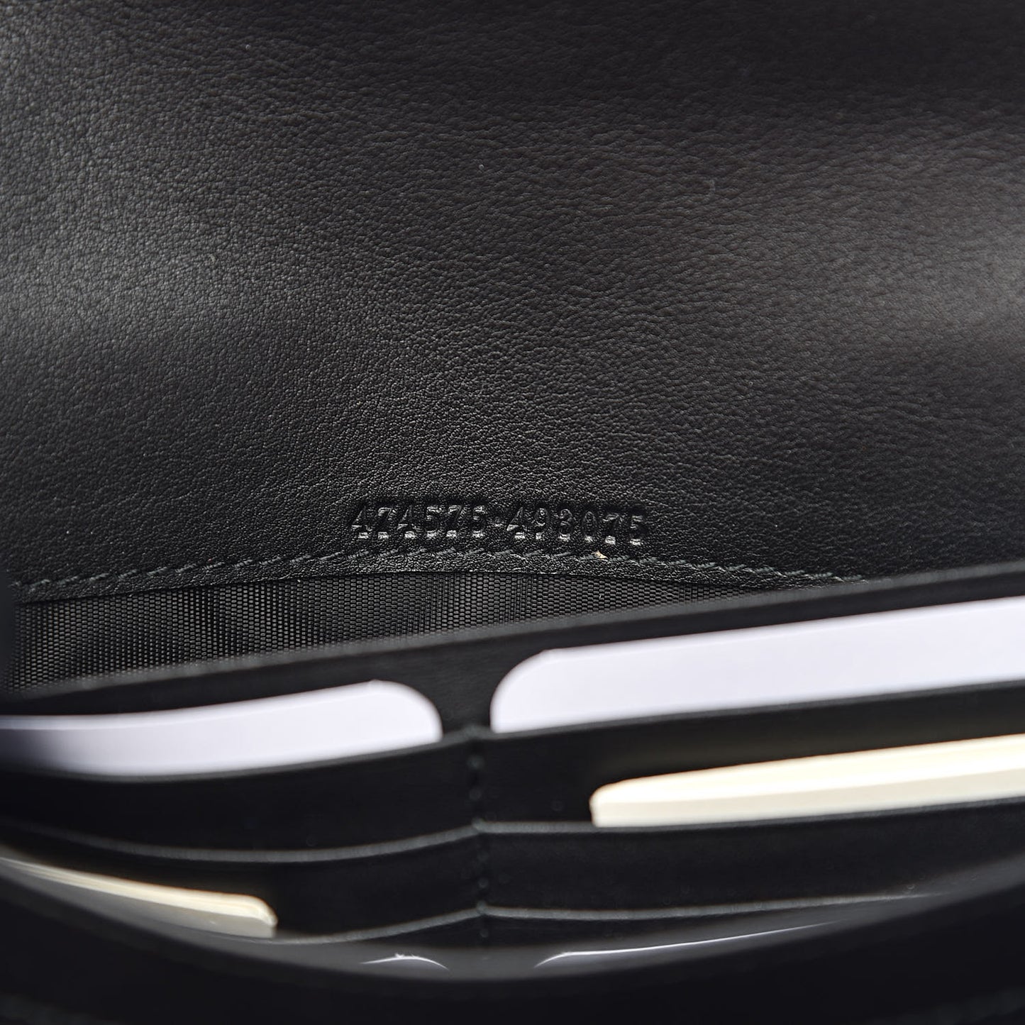 Velvet Matelasse GG Marmont Chain Wallet Black