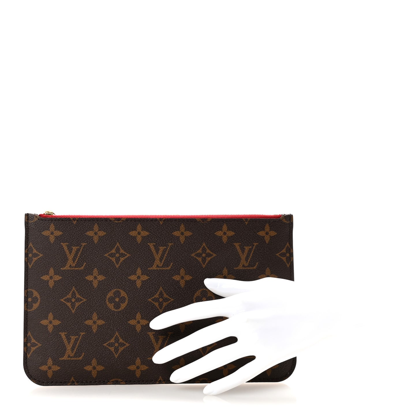 Monogram Neverfull MM GM Pochette Cherry
