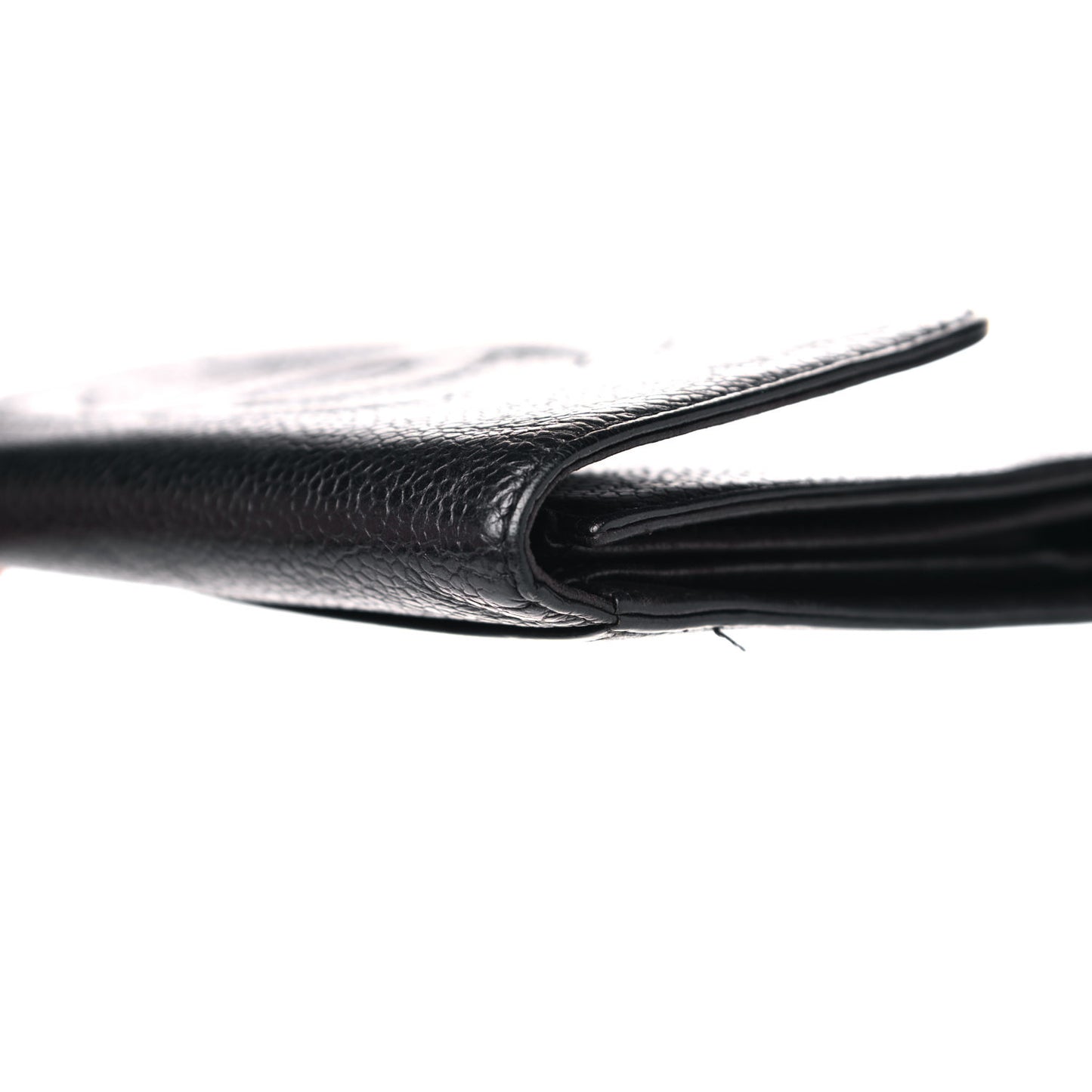 Caviar Timeless CC Flap Wallet Black