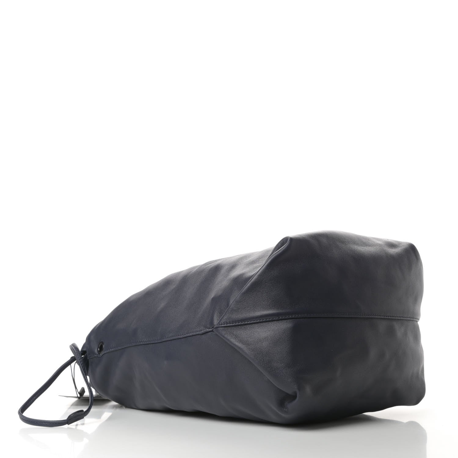 Saint Laurent Lambskin Teddy Drawstring Bag Navy 5 of 11