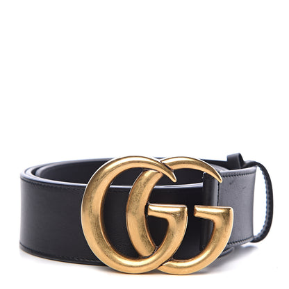 Gucci Calfskin Double G 40mm Belt 85 34 Black 1 of 8