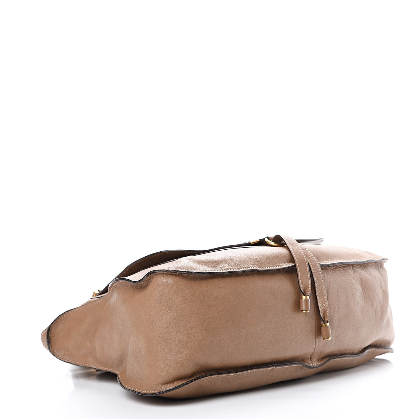 Calfskin Large Marcie Satchel Nut