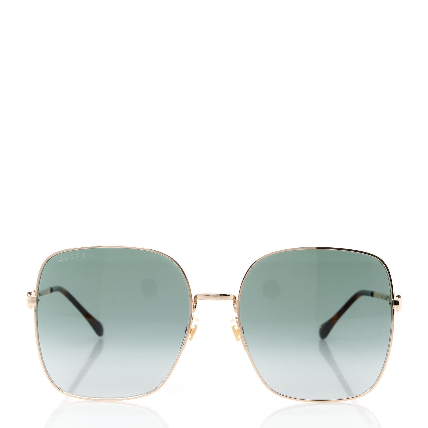 Gucci Metal Horsebit Square Frame Sunglasses GG0879S Grey 2 of 8
