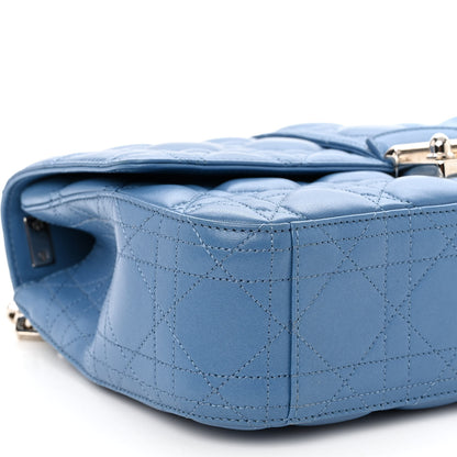 Christian Dior Lambskin Cannage Medium Miss Dior Flap Blue 8 of 11