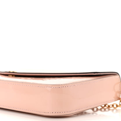 Louis Vuitton Vernis Felicie Chain Wallet Rose Ballerine 11 of 12