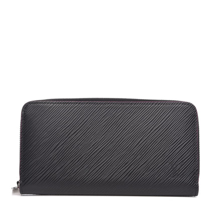 Louis Vuitton Epi Zippy Wallet Black Hot Pink 1 of 8