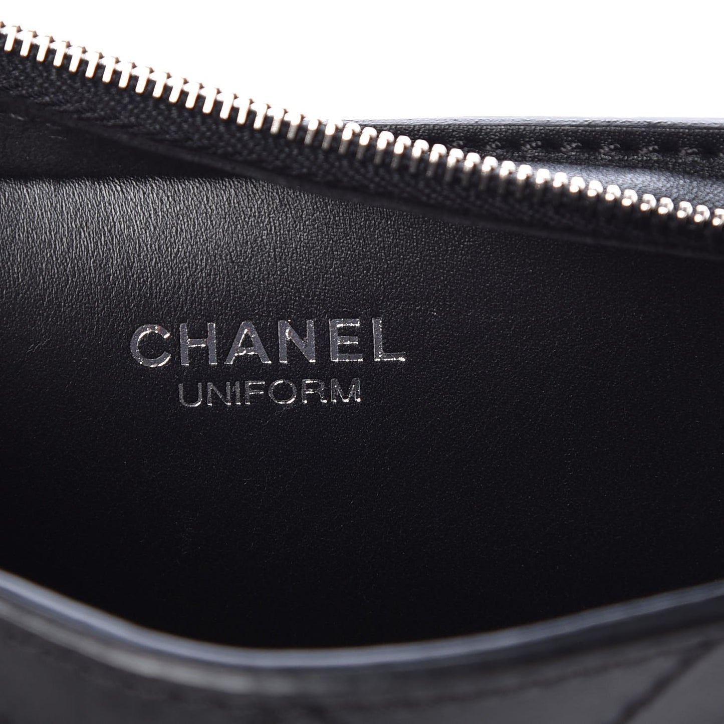 Calfskin Stitched Belt Bag Black