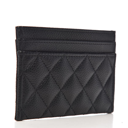 Chanel Caviar Quilted Boy Card Holder Black 3 of 9