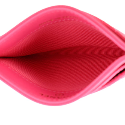 Chanel Caviar Quilted Card Holder Pink 6 of 8