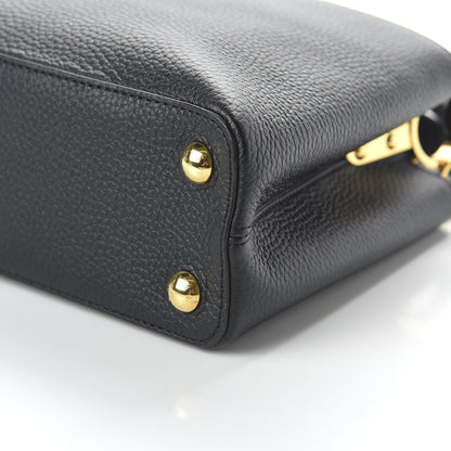 Louis Vuitton Taurillon Capucines BB Black 7 of 9