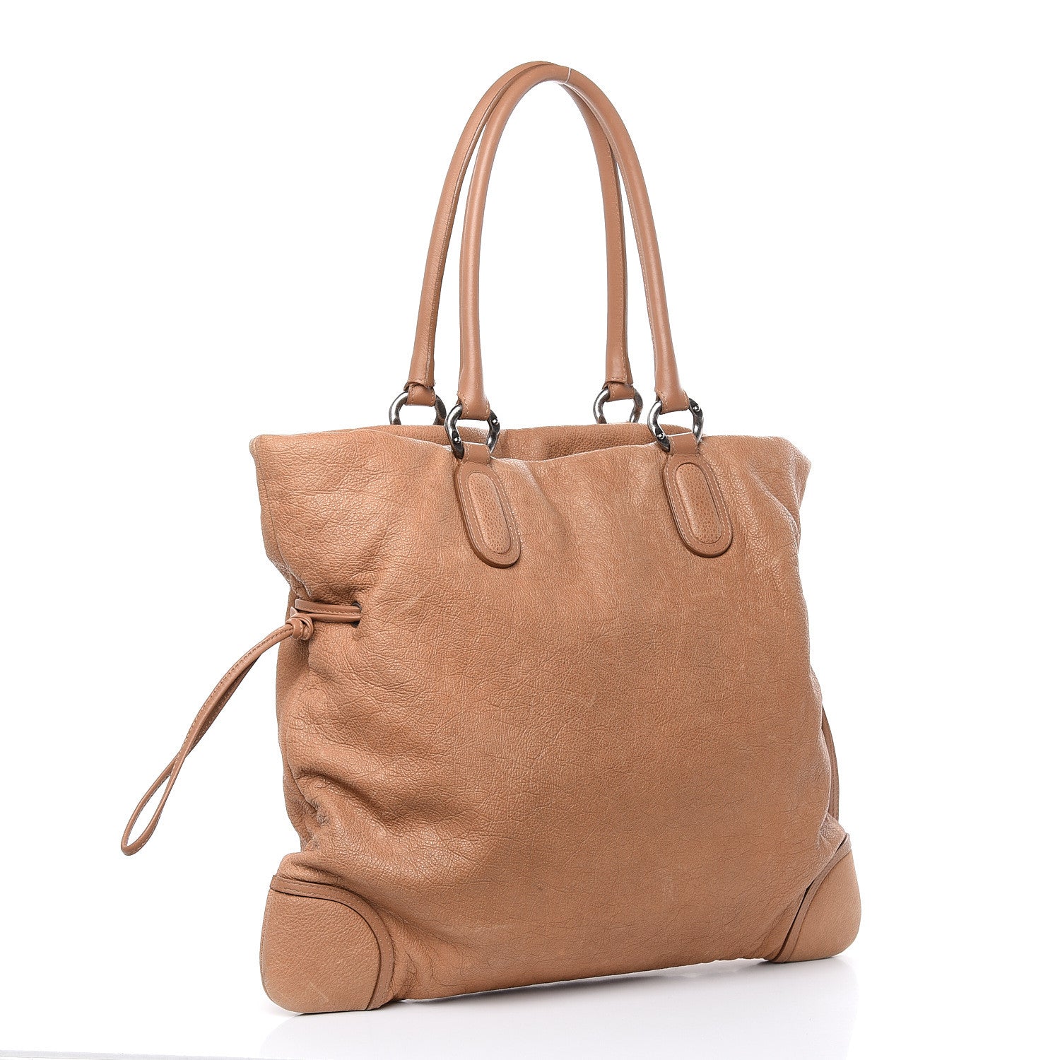 Chanel Calfskin CC Shoulder Bag Dark Beige 4 of 18