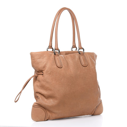 Chanel Calfskin CC Shoulder Bag Dark Beige 4 of 18