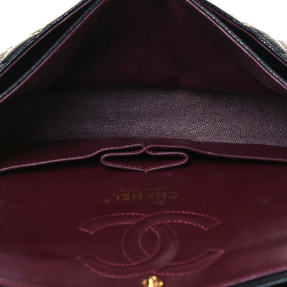 Chanel Caviar Quilted Medium Double Flap Black 5 of 12