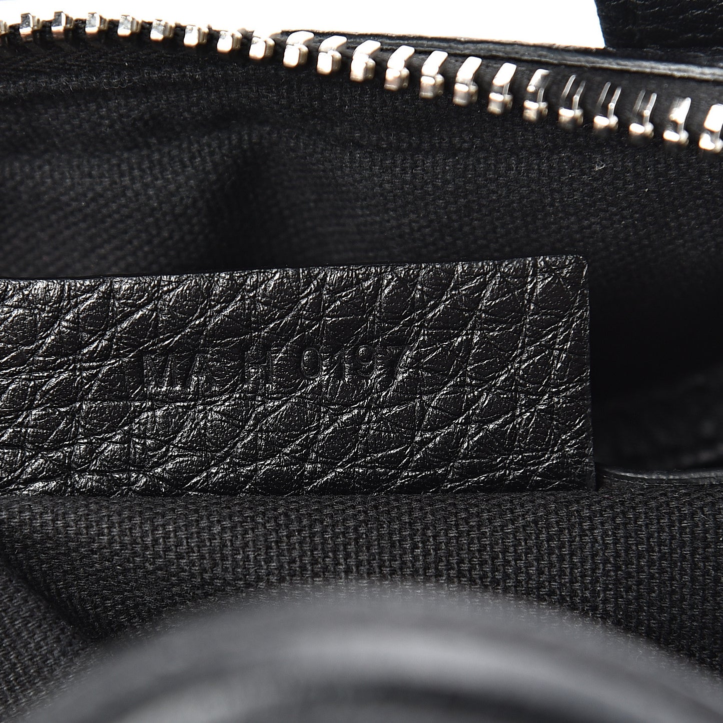 Waxed Calfskin Micro Nightingale Black