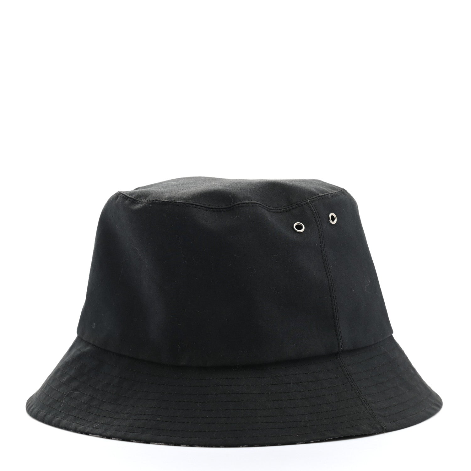 Christian Dior Oblique Reversible Teddy-D Brim Bucket Hat 58 Black 9 of 16