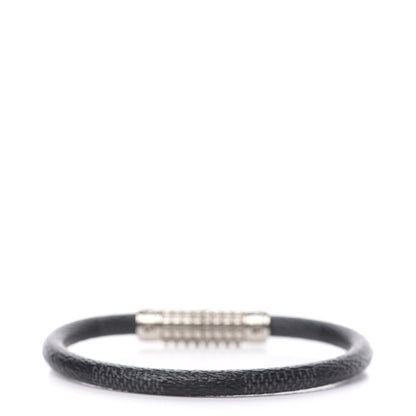 Louis Vuitton Damier Graphite Keep It Bracelet 19 3 of 4