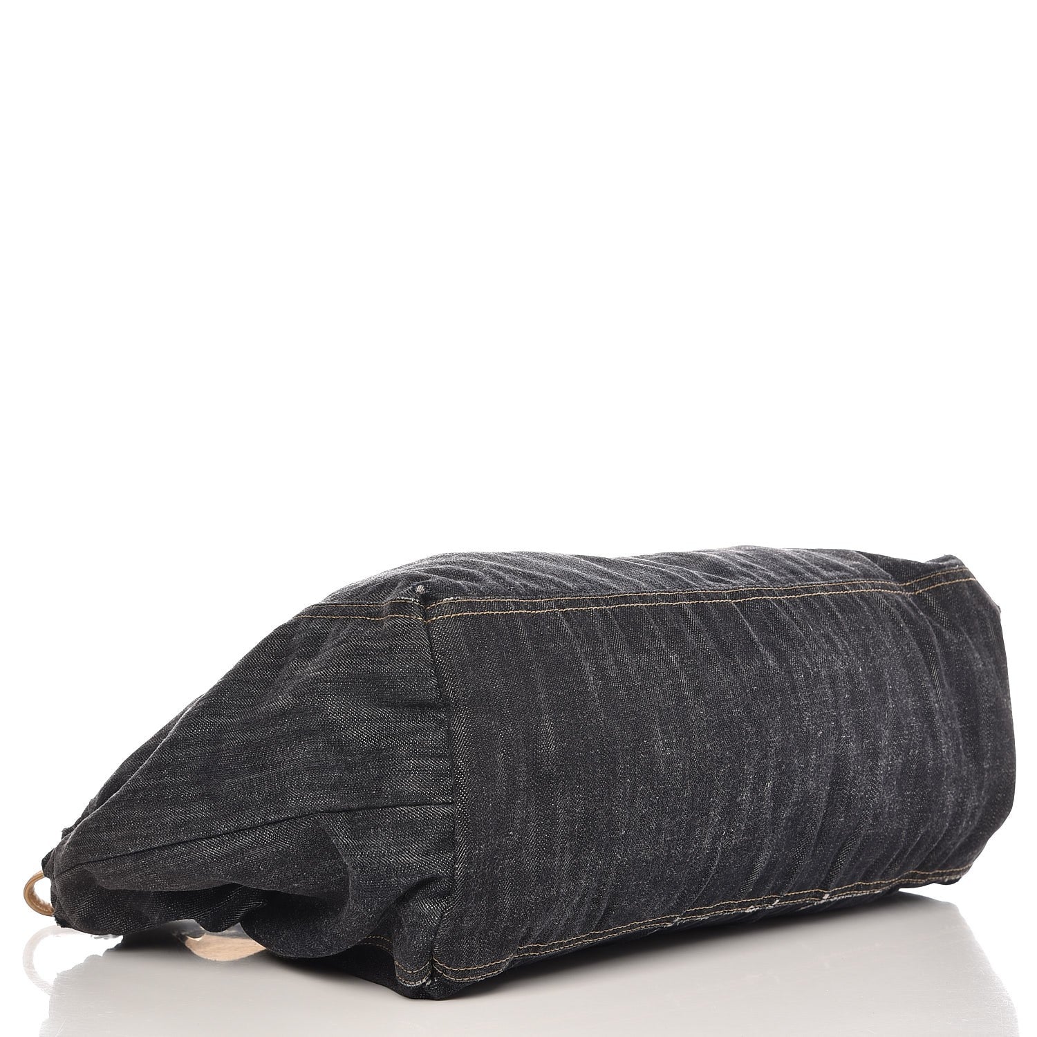 Chanel Denim XL Coco Cabas Tote Dark Blue 4 of 12
