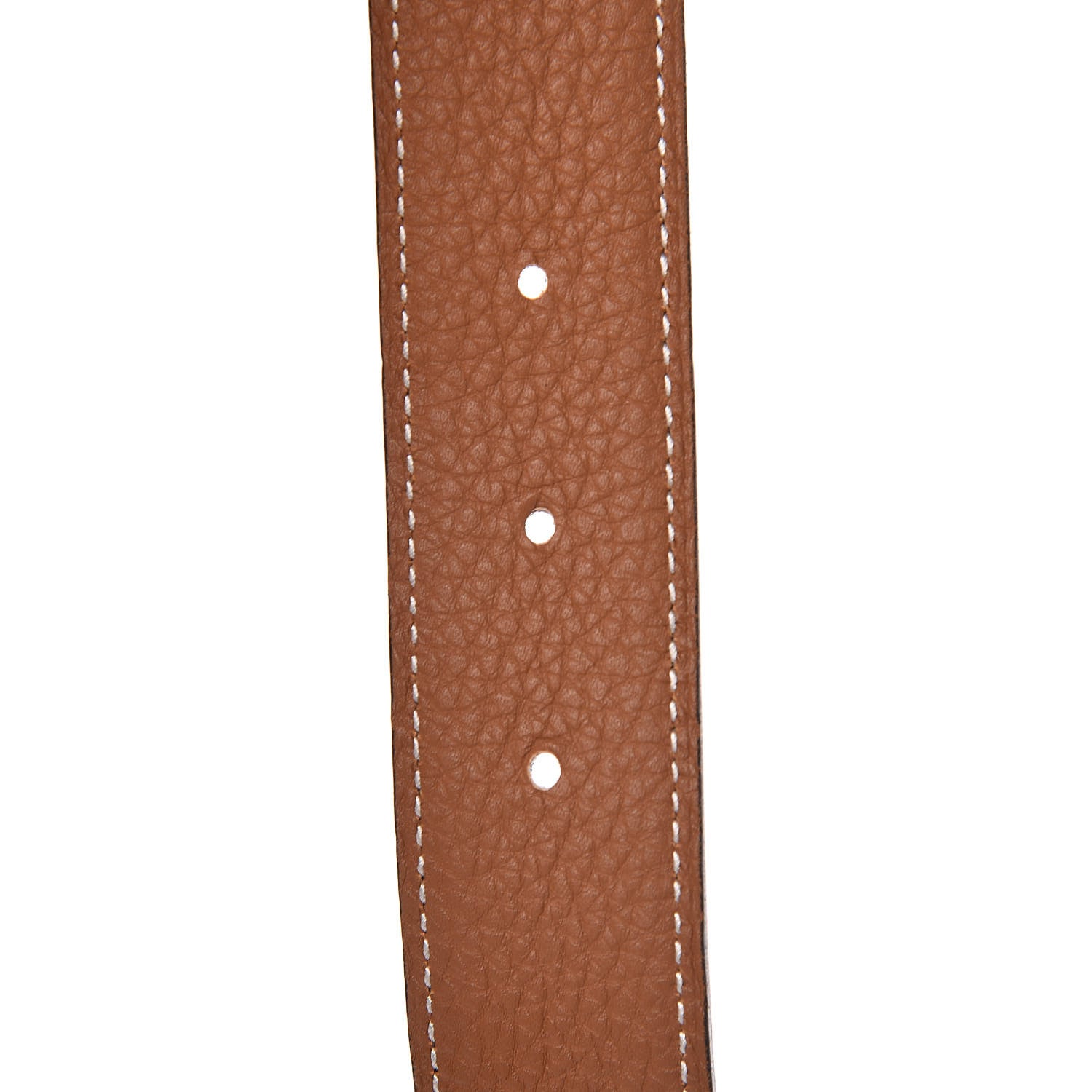 Hermes Swift Togo 32mm Guilloche H Belt 85 Black Gold 5 of 7