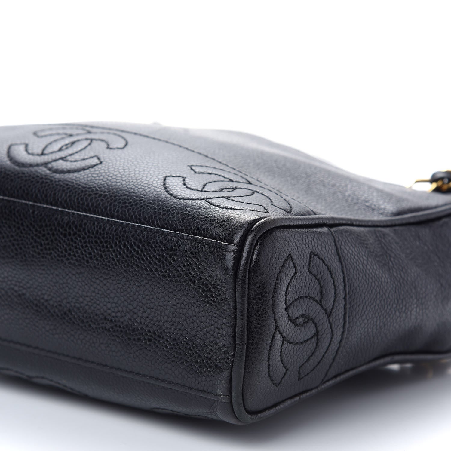Chanel Caviar CC Shoulder Bag Black 8 of 9