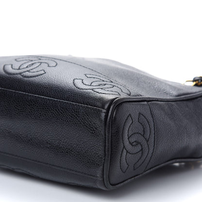 Chanel Caviar CC Shoulder Bag Black 8 of 9