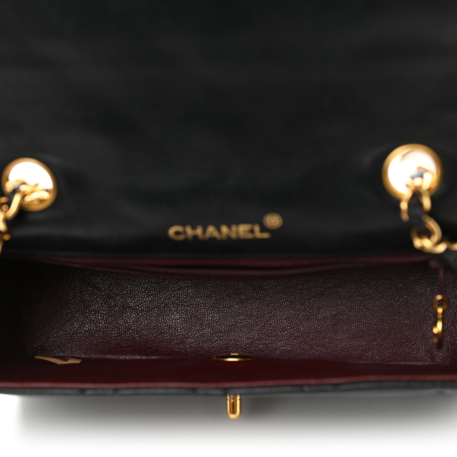 Chanel Lambskin Quilted Small Single Flap Black 4 of 13