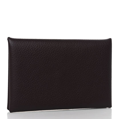 Hermes Evercolor Verso Calvi Card Case Rouge Sellier Rouge H 3 of 8