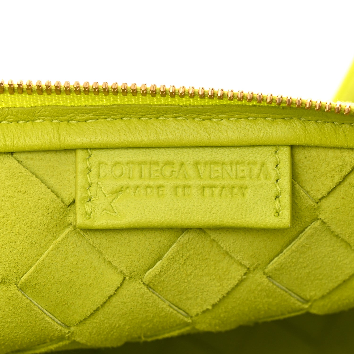 Bottega Veneta Nappa Intrecciato Pouch On Strap Acid Kiwi 6 of 11