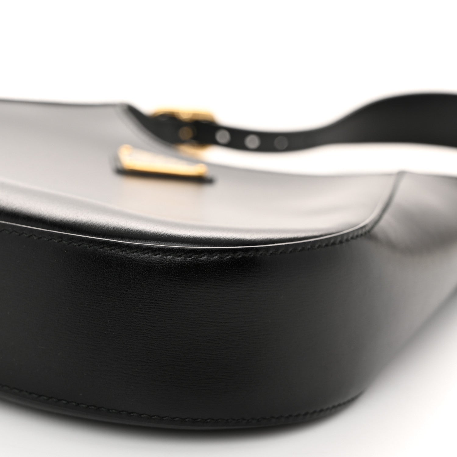 Prada Box Calfskin Shoulder Bag Black 10 of 11