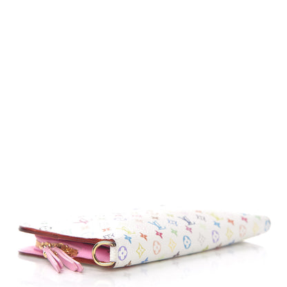 Louis Vuitton Monogram Multicolor Insolite Wallet White Litchi 4 of 10
