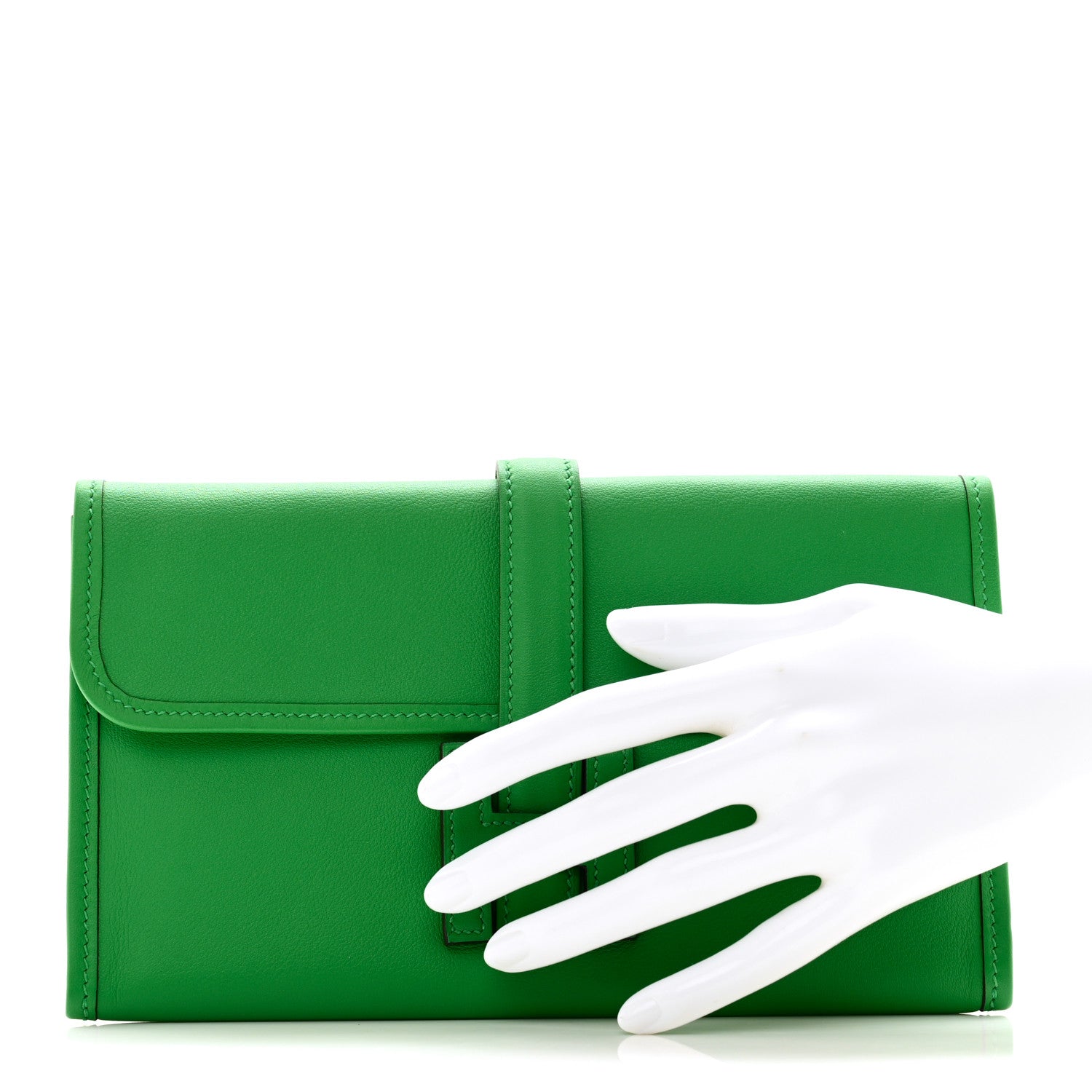 Hermes Swift Jige Duo Clutch Bambou 2 of 8