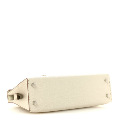 Hermes Chevre Mysore Mini Kelly Sellier 20 Mushroom 4 of 11