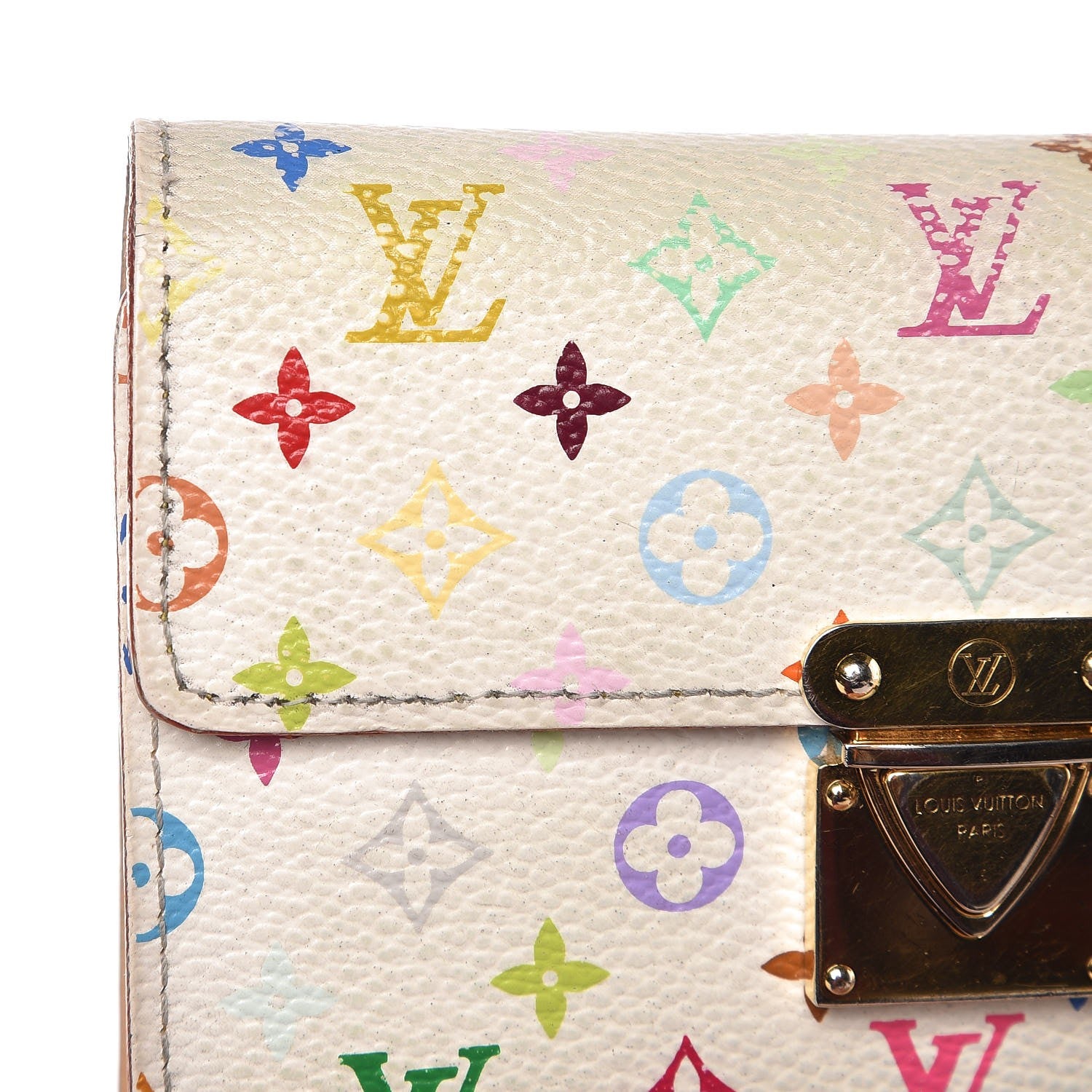 Louis Vuitton Monogram Multicolor Koala Wallet White 12 of 19