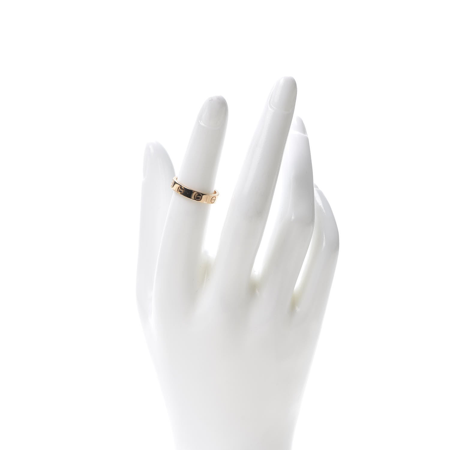 Cartier 18K Pink Gold 3.5mm LOVE Wedding Band Ring 50 5.25 2 of 4
