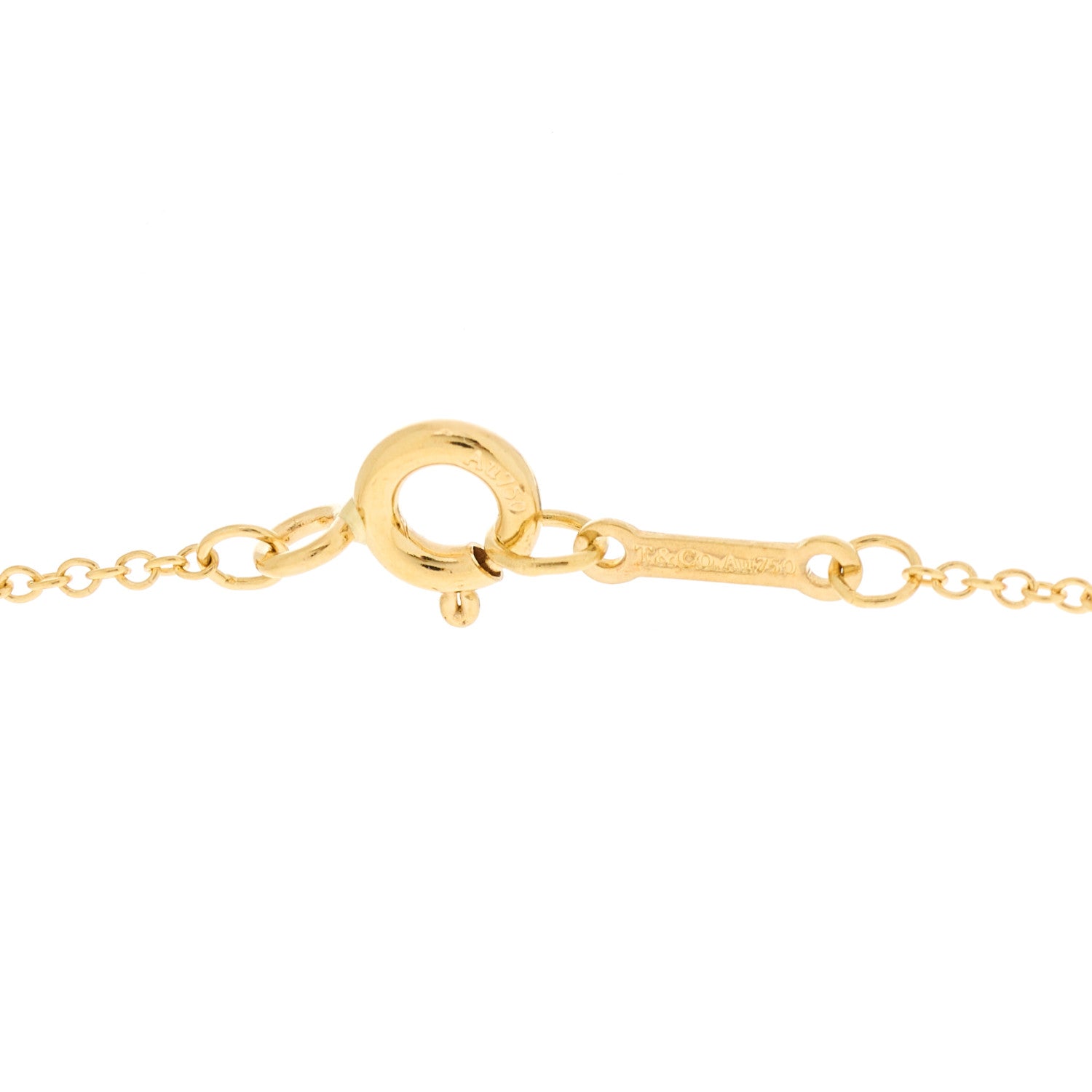 Tiffany 18K Yellow Gold Mini Paloma Picasso Loving Heart Pendant Necklace 6 of 6