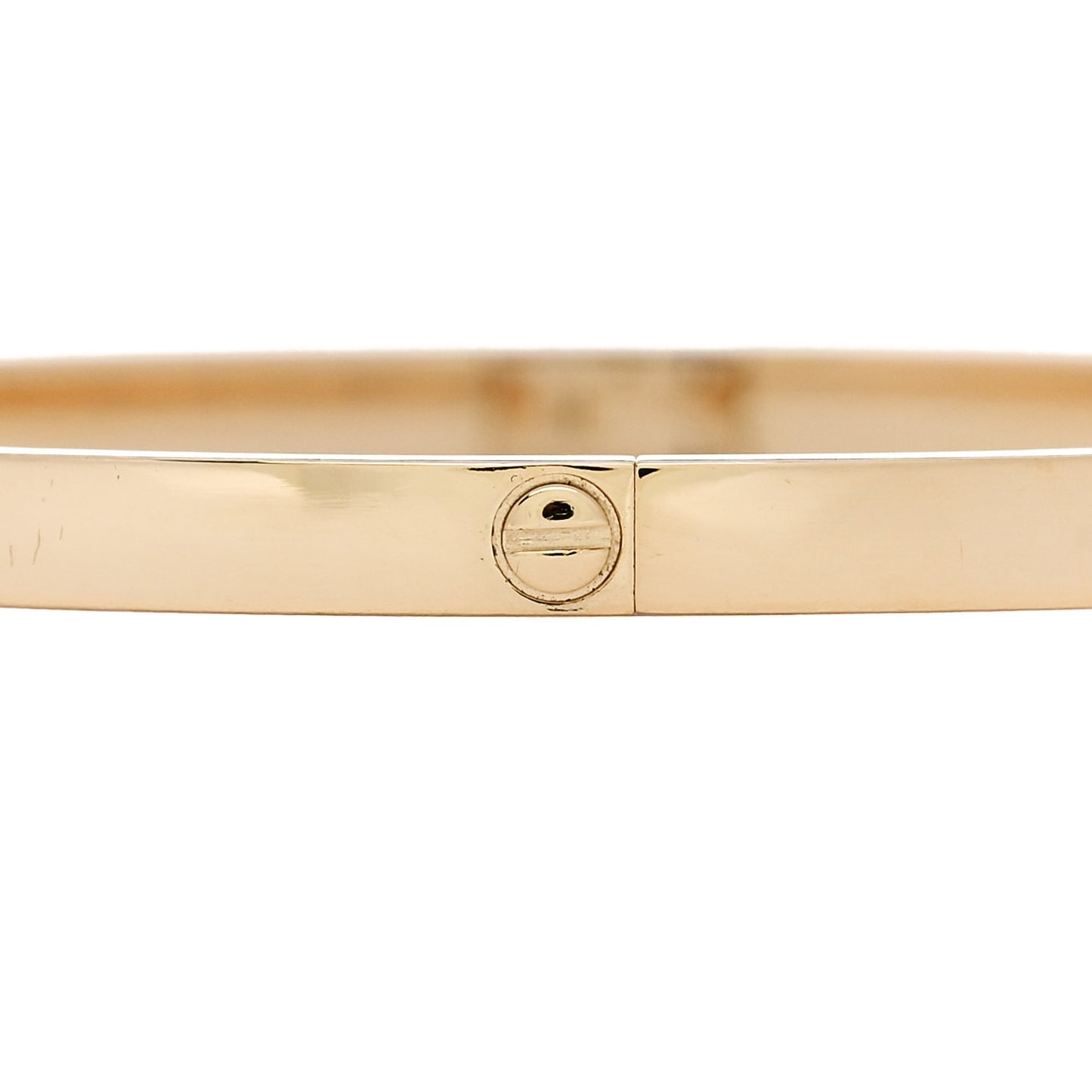 18K Yellow Gold 10 Diamond Small LOVE Bracelet 18