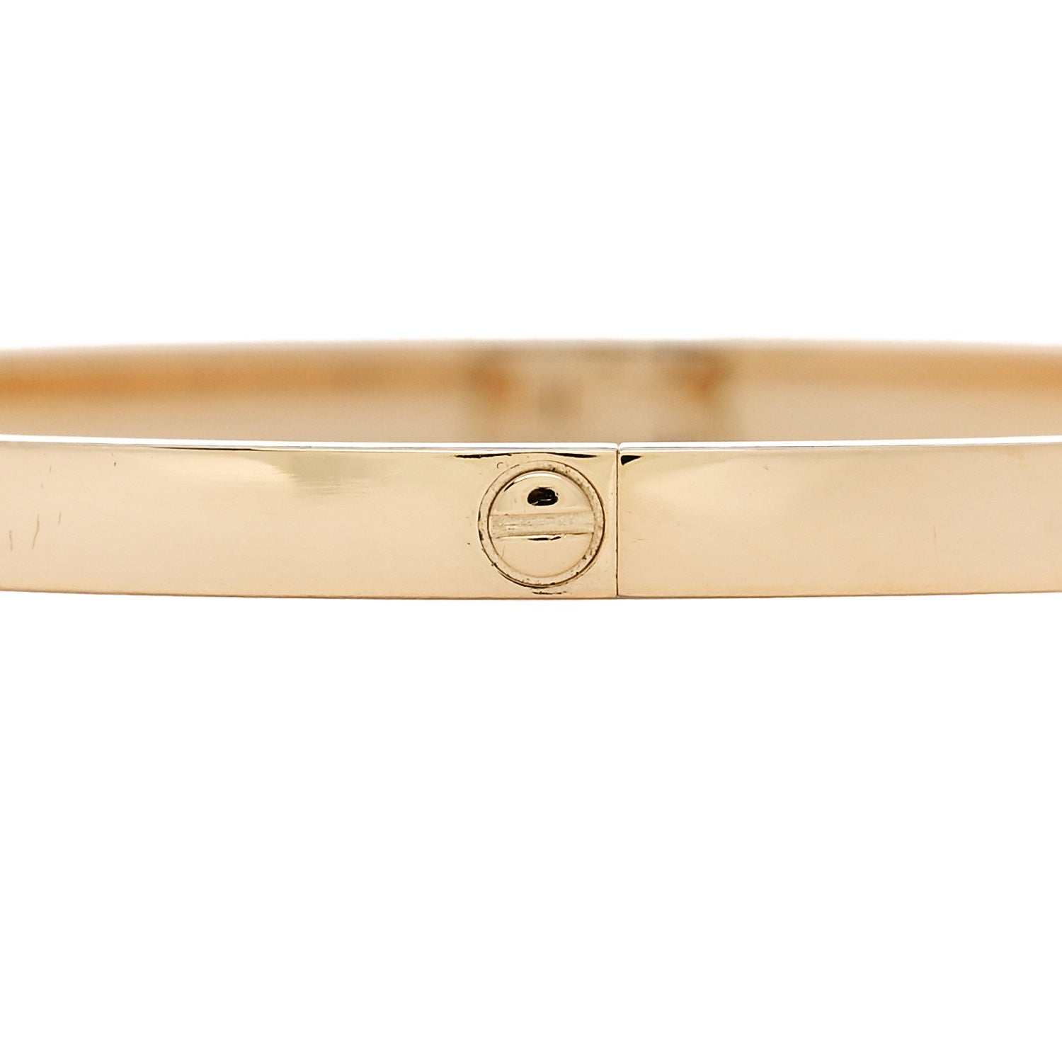 Cartier 18K Yellow Gold 10 Diamond Small LOVE Bracelet 18 4 of 8
