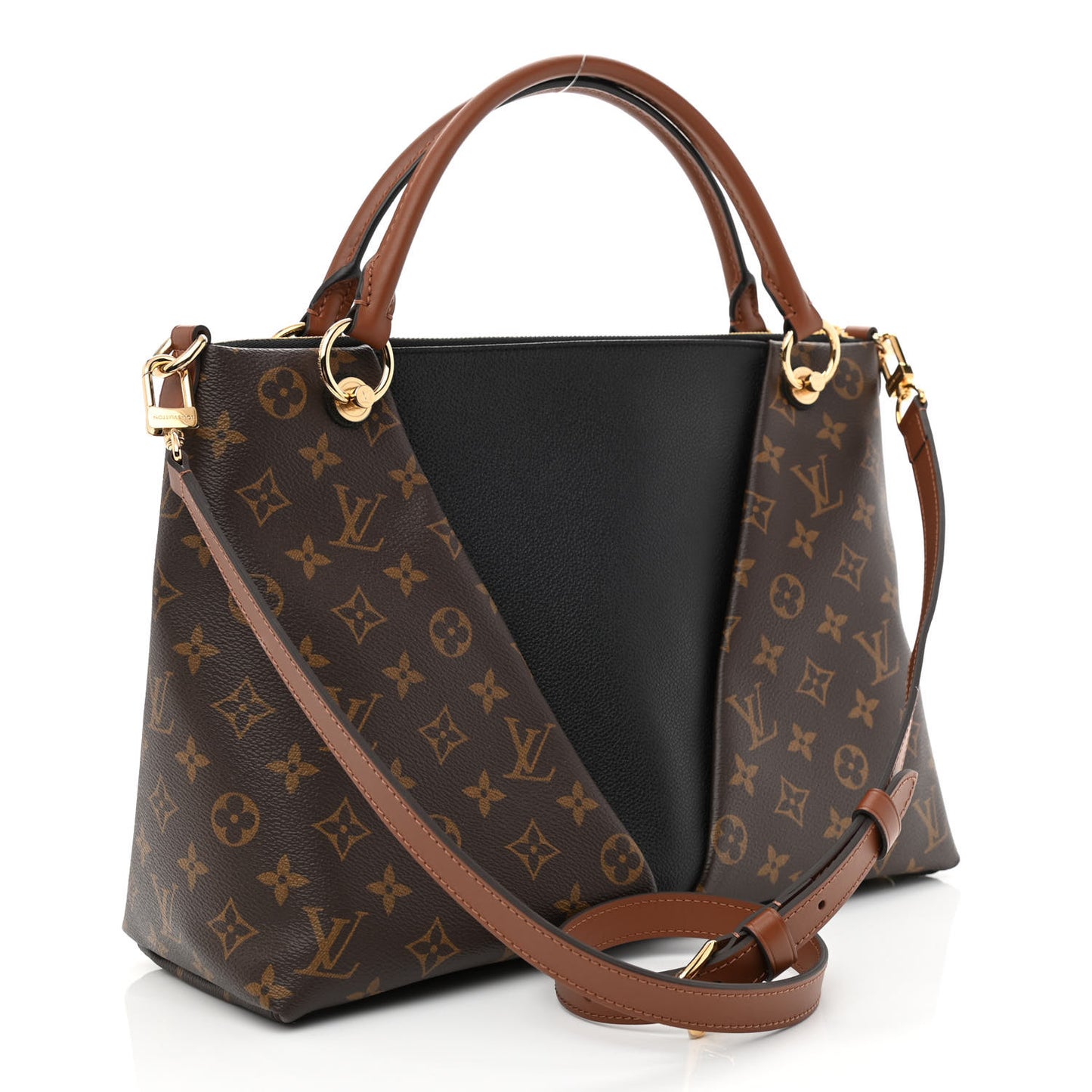 Monogram V Tote MM Black