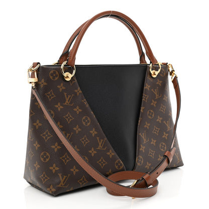 Louis Vuitton Monogram V Tote MM Black 3 of 9
