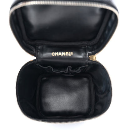 Chanel Caviar Vanity Cosmetic Case Black 5 of 11