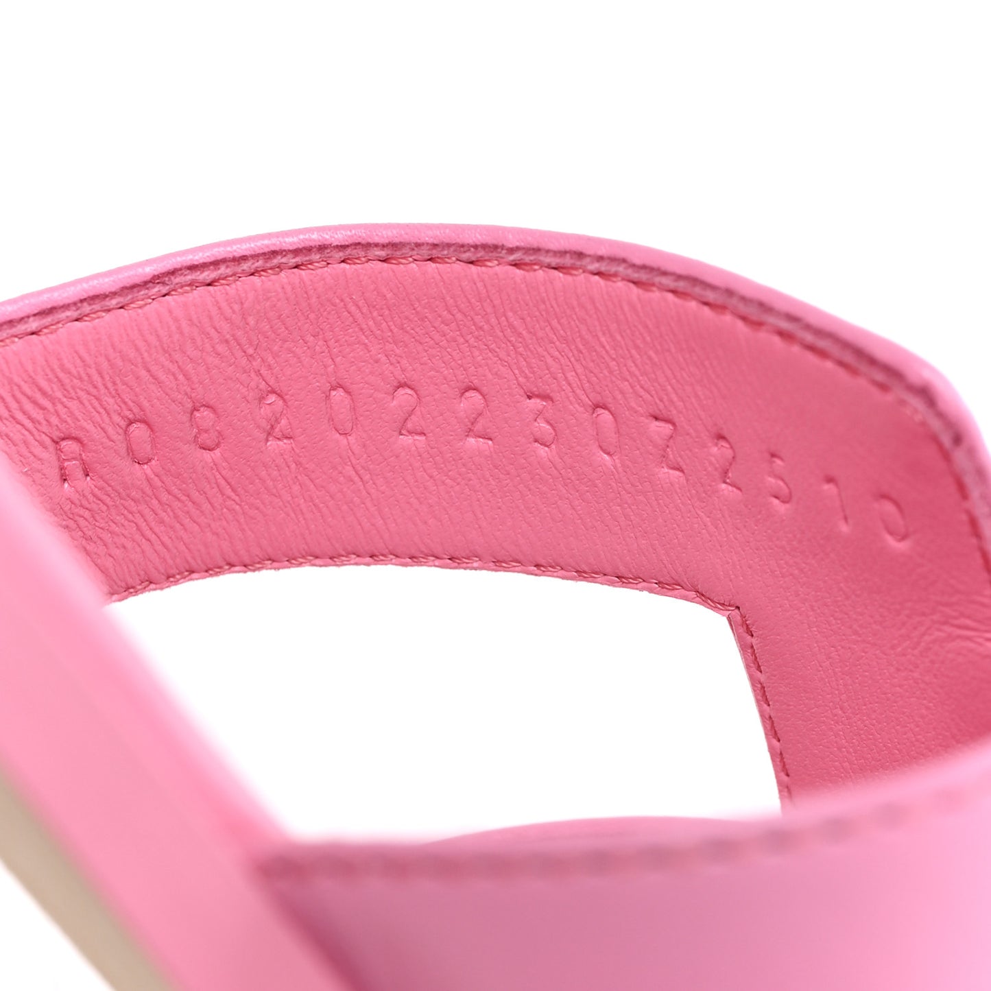Box Calfskin Oran Sandals 38 Rose Boise