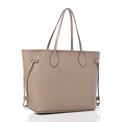 Louis Vuitton Empreinte Monogram Giant Neverfull MM Tourterelle 3 of 10