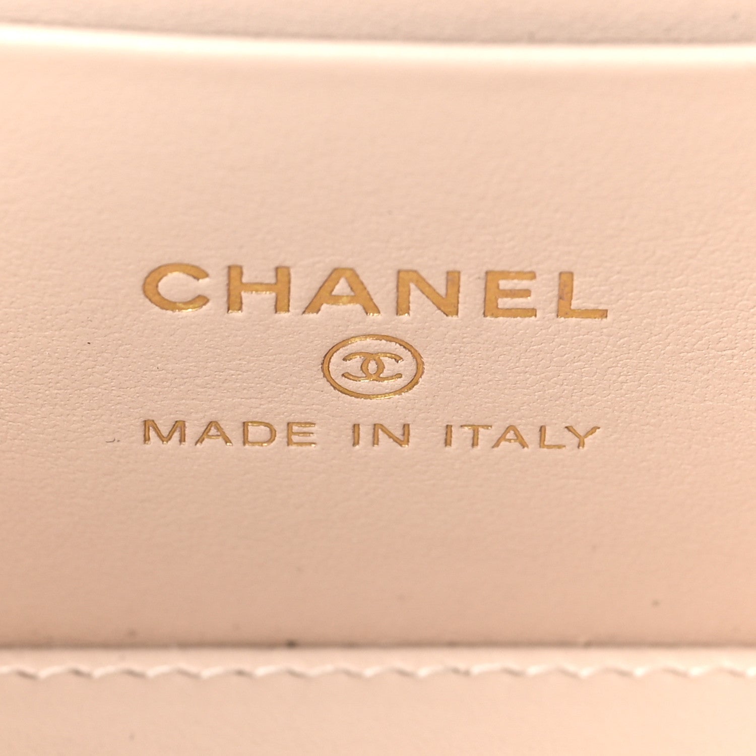 Chanel Caviar Quilted Top Handle Pocket Vanity Case Beige 6 of 9