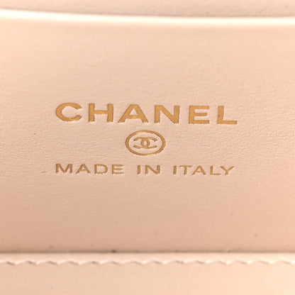 Chanel Caviar Quilted Top Handle Pocket Vanity Case Beige 6 of 9